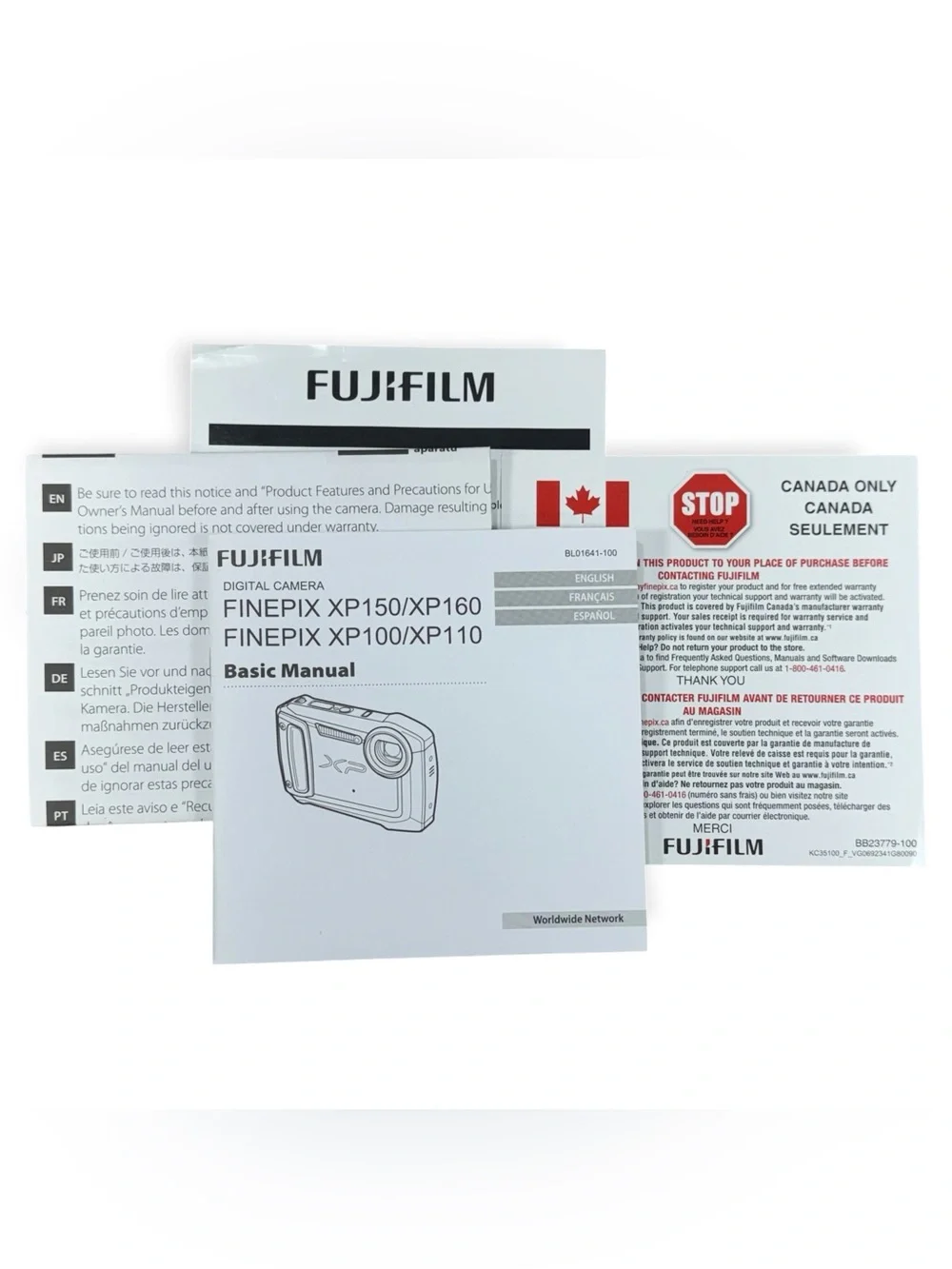 Fujifilm FinePix XP100 14.4MP Digital Camera Orange W/Box, AV Cord, & Charger
